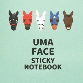 Greeting Life KEIBA Horse Racing Book Type Note ETPG-209 Horse Face