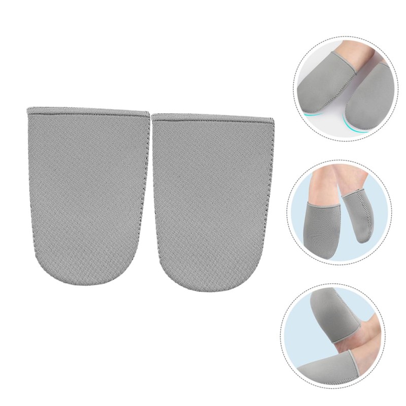 IWOWHERO Thermal Protection Cycling Shoe Toe Covers Half Toe Socks