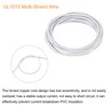 MECCANIXITY 16AWG Stranded PVC Hookup Wire, UL1015 600V 7.5m/25ft Tinned