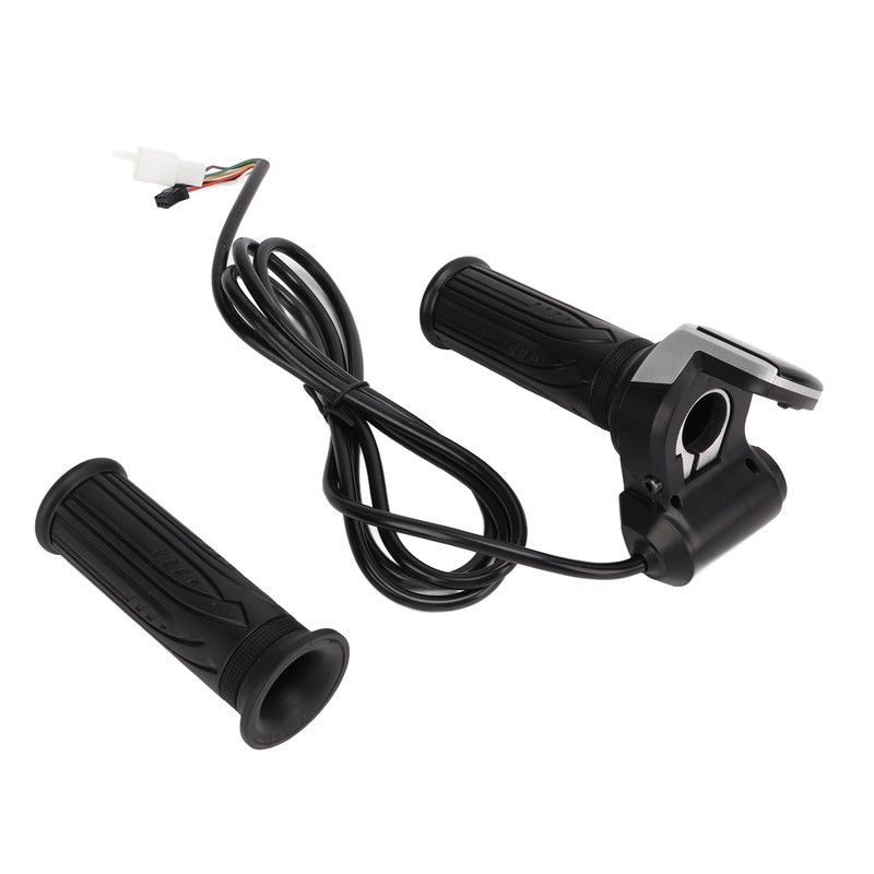 LED Display Electric Bike Throttle Grip Handlebar with Battery Indicator