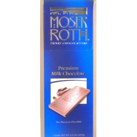 Moser Roth Fine Premium Milk Chocolate (Pack of 4)