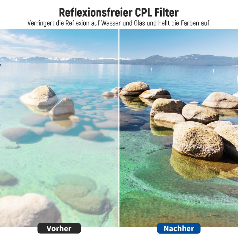 NEEWER 55mm ND Filter Kit & Objektivzubehör, ND2 ND4 ND8