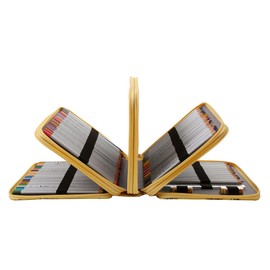 Lbxgap Portable Colored Printing Pattern Pencil Case Holds 216 pcs Pencils Bag Organizer with Handy Wrap Portable- Multilayer Holder for Prismacolor Crayola Colored Pencils