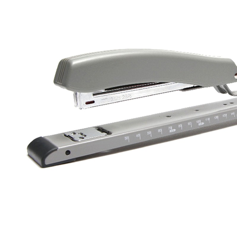Stapler Desktop Large Capacity Metal Long Arm Handheld Stapler with