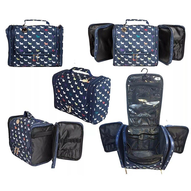 Palcovi Extra Large Capacity Makeup Organizer. Pattern:Doggie