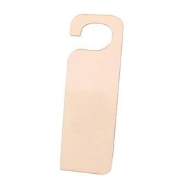 TOYANDONA 6pcs Door Knob Sign Sublimation Door Hanger Decorative Door Knob Hangers Craft Hanging Do Not Disturb Sign Wood Door Signs Home Decoration Blank Pendant Message Board Wooden Bamboo
