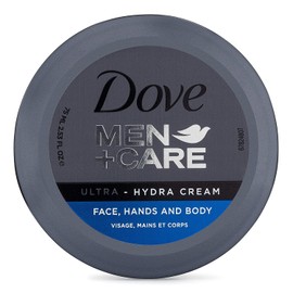 DOVE MEN + CARE Ultra Hydra Cream - Moisturising Effect for Face, Hands, Body - Suitable for All Skin Types, 3 x 75 ml