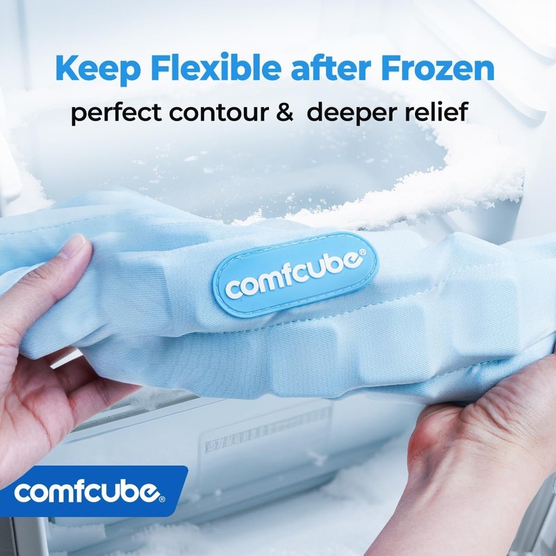 Comfcube Neck Ice Pack Wrap for Cervical Pain and Cooling,