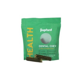Pupford Dental Chews for Dogs | Freshens Breath, Scrapes Plaque, Safe for Gut | Healthy, Limited Ingredient, All Natural |Yummy & Made in USA | Free Training Resources | 14 Count