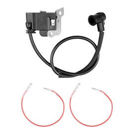 QAGGUM Ignition Coil Fit for Husqvarna Poulan Pro PR46BT PR48BT McCulloch GB355BP Craftsman CMXGAAH46BT Backpack Blower, Replace 501424329 with Connection Lines