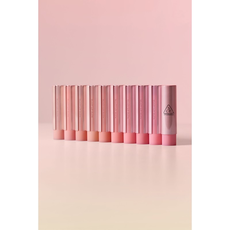 3CE Glazed Lip Glow 3.2g - Rose Glaze
