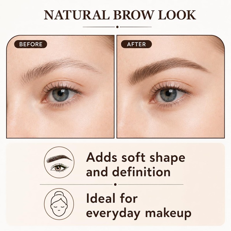 6PCS 3Colors Eyebrow Pencil Set with Sharpener - Long Lasting
