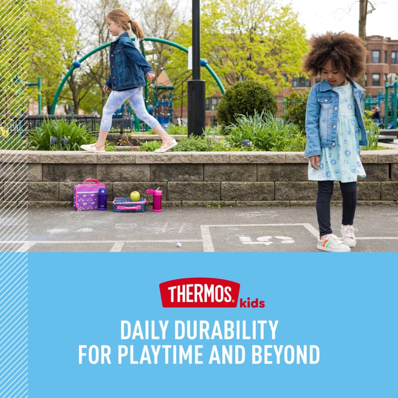 THERMOS FUNTAINER 16 Ounce Stainless Steel Bottle, Lightning Bolt Boy