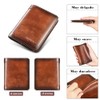 Carteras para Caballero con Protección RFID, Billetera de Hombre de