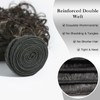 ASHINE Human Hair Bundle Deep Curly Water Wave, Unprocessed Cambodian