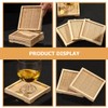 Wood Cup Holder Coasters for Drinks, Japanese Style Wooden Coaster,