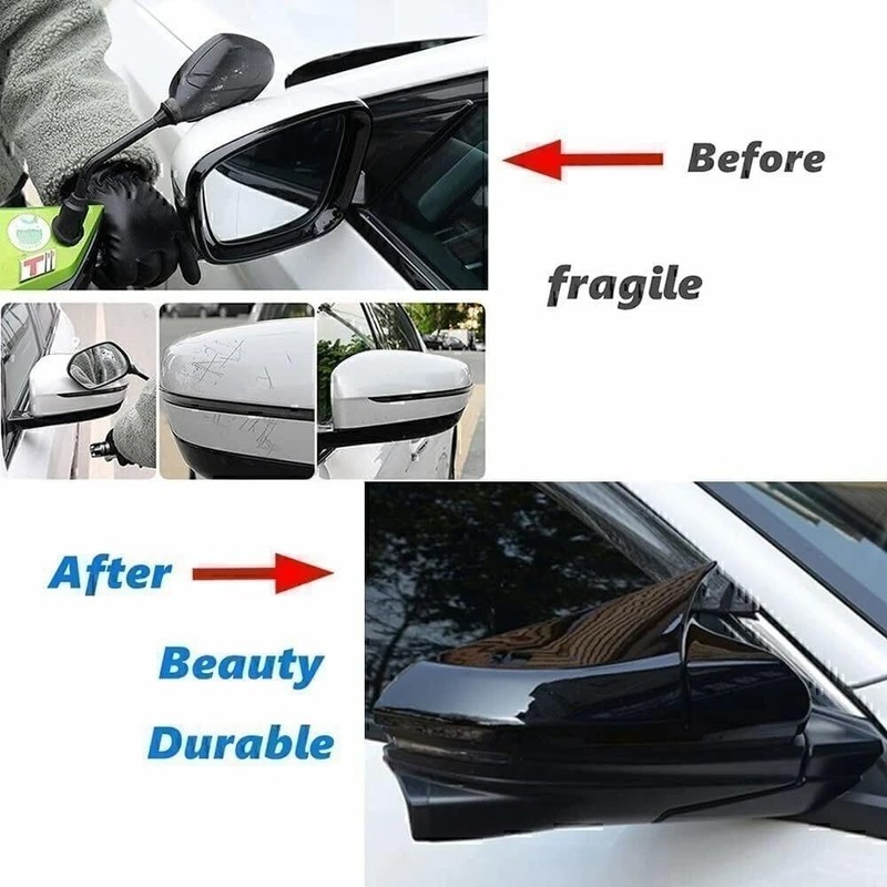 FUZIDDN Side Mirror Covers Replacement for Toyota Camry 2018-2025, OEM-Style