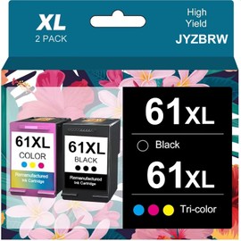 Printer Ink 61 61XL HP61 Ink Cartridges for HP Printers for HP Ink 61 for HP 61 Ink Cartridge Combo Pack Fit for Envy 4500 5530 4501 4502 DeskJet 1000 1010 1050 1510 2050 2510 2540 OfficeJet 2620 4630