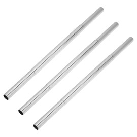 ECSiNG 3Pcs Stainless Steel Golf Club Extensions Tail Eextension Rod Actuator Extension Adapter for 0.580 OD Ball Bar 308x15x13.6mm Silver