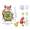 Alastore Kids Dart Board, Animal Cartoon Squirrel Dartboard for Kids