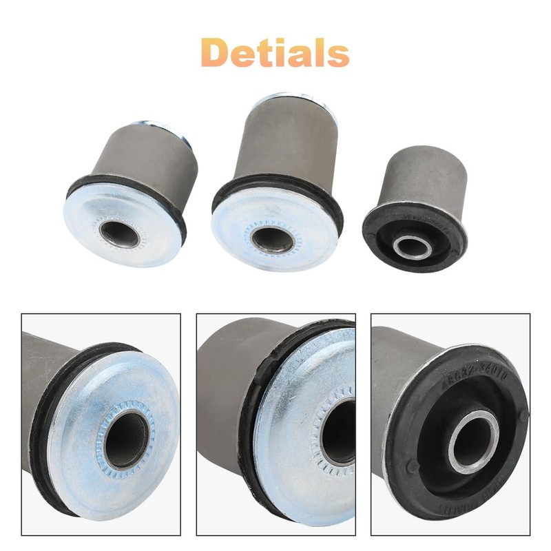 WMPHE Front Upper & Lower Control Arm Bushing Kit Compatible