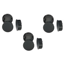 Pack of 9 Plug Black 26.B9 Dust Cover Socket Cover for Clean Schuko Sockets Power Strips Multiple Sockets Splash Guard for Hotel and Company