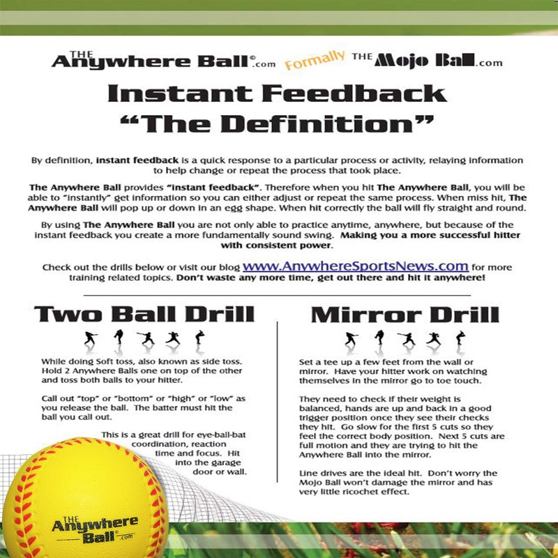 Nature Bound The Anywhere Ball Baseball & Softball Foam Training