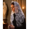 Bozidol Veils for Church Catholic, Triangle White Our Lady of