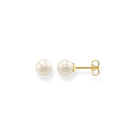 Thomas Sabo H1430 Pearl Stud Earrings Small 925 Sterling Silver, Sterling Silver, Not applicable
