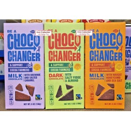 Choceur Be a Choco Charger Milk & Dark Chocolate 5oz 150g (3 Bars)
