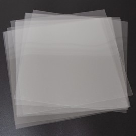 Hoja de Mylar en blanco de 7,5 mm (paquete de 10), hoja de plástico transparente de 12 x 12 pulgadas, hojas de acetato transparente para Cricut, hojas de plástico para máquina de corte, material de plantilla PET