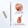 Delanie Cuticle Cutter Pusher Fork - Cuticle Tool Set for