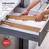 Copco Kitchen Drawer Dividers, Sprin Loaded, Utensil Organizers, Adjustable Drawer