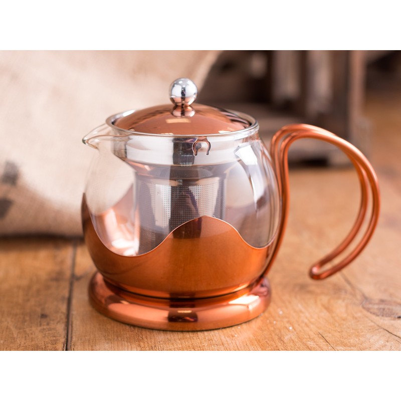 La Cafetière Copper Le Teapot, 1.2 L (42 fl oz)