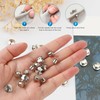 Hession Metal Pin Backs Locking Pin Keppers Clasp Nickel Plated