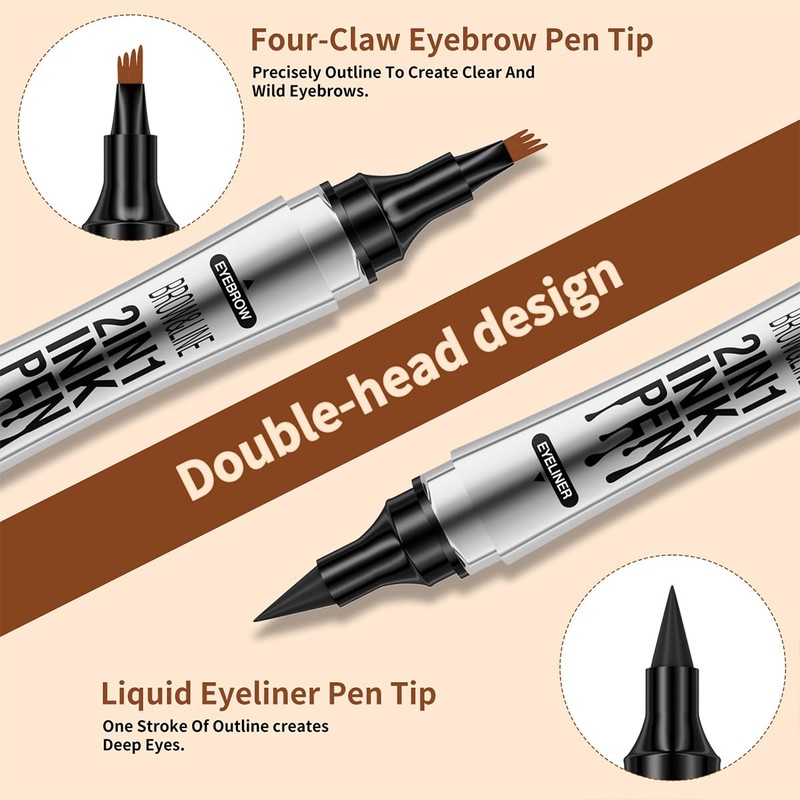 2 in 1 Eyebrow Microblading Pen, 2024 New 3D Microblading