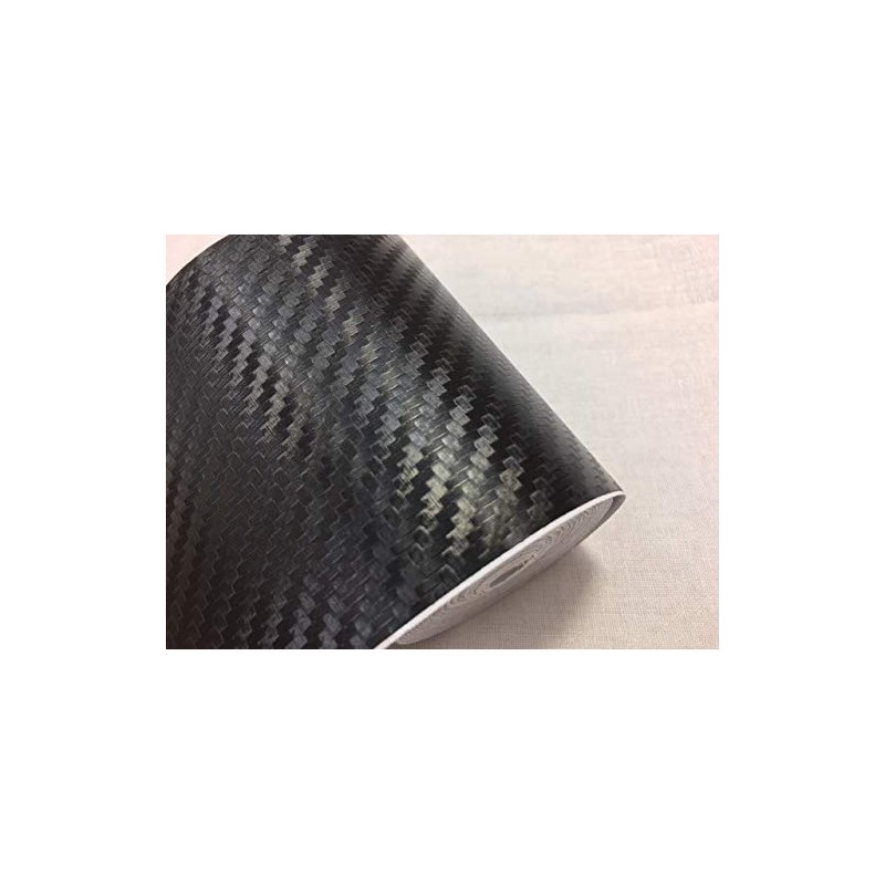 3D Carbon Line Tape Black 8cm x 5m Decal Sticker