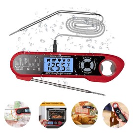 STRONG Digital Meat Thermometer for Cooking Smoker Oven Double-Probe Meat Thermometer