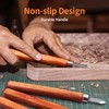Wood Carving Tools Kit - 12 Pcs Super Sharp and