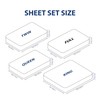Cathay Home Queen Double-Sided Organizer Pocket Fitted Smart Sheet -