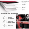 LZLRUN Red 6D Carbon Fiber Stickers High Gloss Carbon Fiber