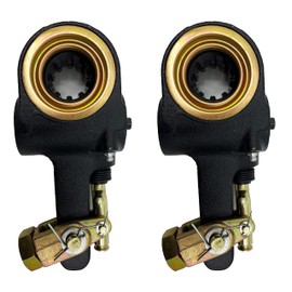 TORQUE 2 Pack of AS1132 Automatic Brake Slack Adjuster 1.5" Diameter, 10 Spline Teeth 5.5" Lever w/Lock Clevis (Replaces Meritor R801041 Accuride Gunite Freightliner Mack 1132) (2 x TR1132)