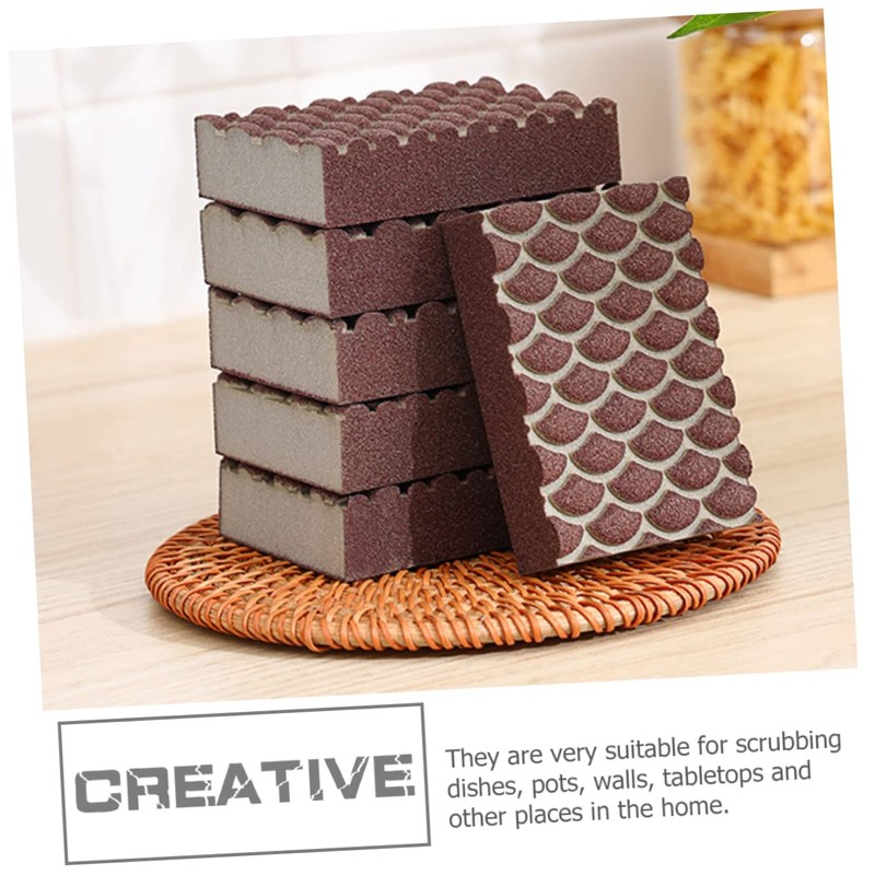 Mobestech Sets Strong Stable Cleaning Sponge Reusable Kitchen Wok Sponges