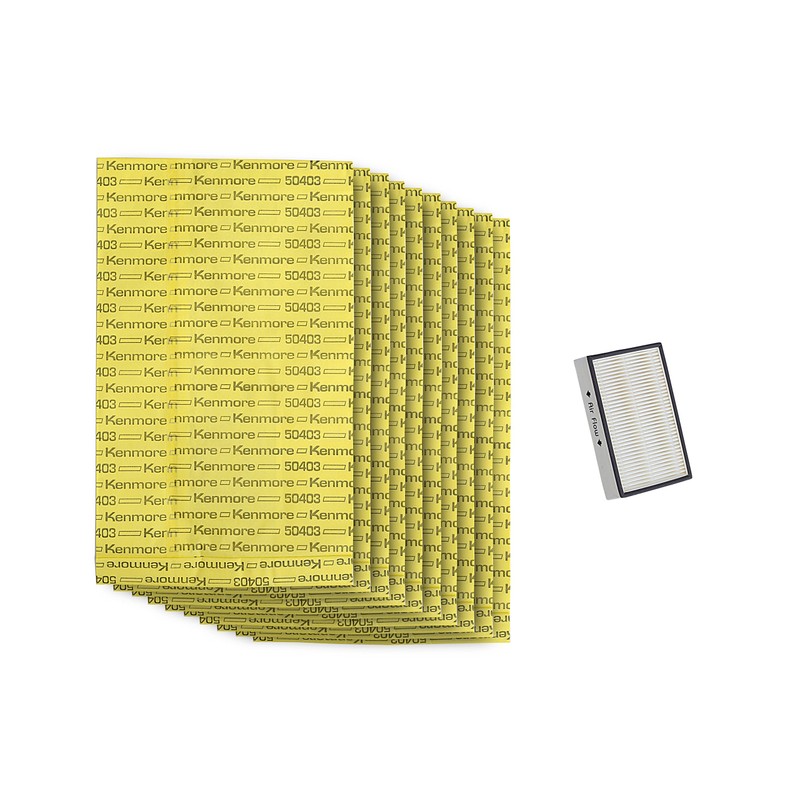 Kenmore 50403 Bags + 40320 HEPA Filter, Bundle Pack. Genuine