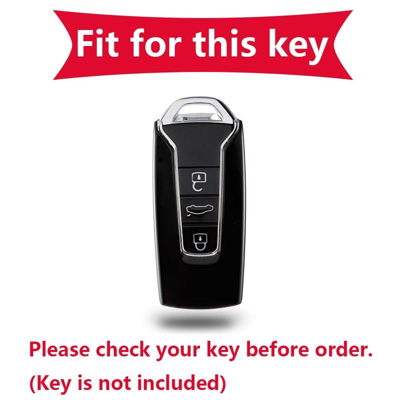 KUNIO Keyless Key Case Suitable for VW Touareg 2018 2019