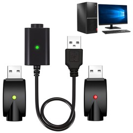 Tohhdov 3 Pcs Smart USB Charger Cable with LED Indicator, Overcharge Protection for Wireless Soldering Irons