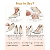 4 Pairs Silicone High Heel Inserts Weight Shifting for Women,