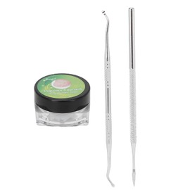 Herramientas de Corrección de Uñas Encarnadas, 3 Piezas Herramientas Profesionales de Corrección de Uñas Encarnadas Almohadilla de Uñas Levantador de Uñas Encarnadas Kit de Lima de Doble Extremo Resue