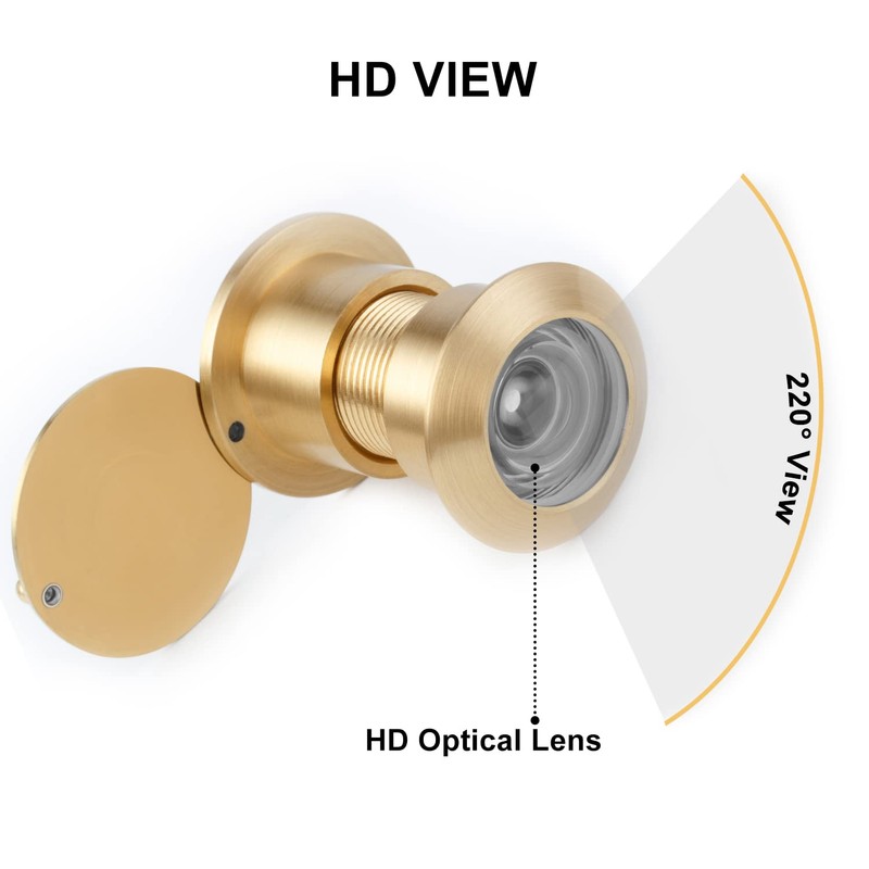 Earl Diamond - Security Peep Holes for Front Door, Solid