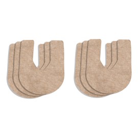 G-Floor Drip & Dry Tan Restroom Toilet Mats (6-Pack) - Features Absorbent Layer with Waterproof Vinyl Backing for Bathrooms, Commodes, and Industrial Settings